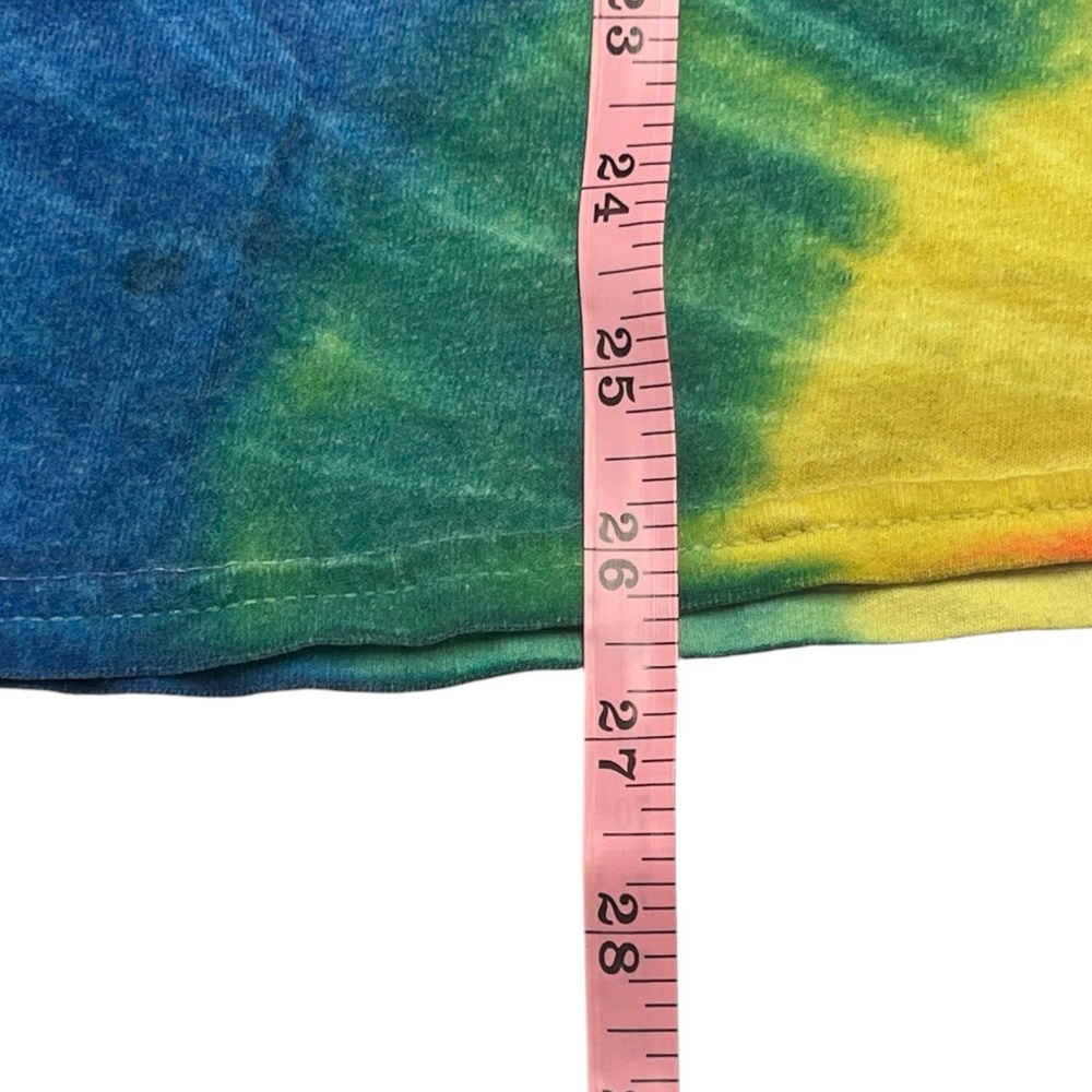 Rick & Morty Get Schwifty T-Shirt Men's Medium Tie Dye Adult Swim Cartoon Ripple - Picture 7 of 8